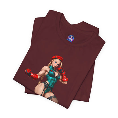 Cammy White T-Shirt | Street Fighter T-Shirt für Gamer &amp; Anime-Fans | Waifu-Grafik-Shirt