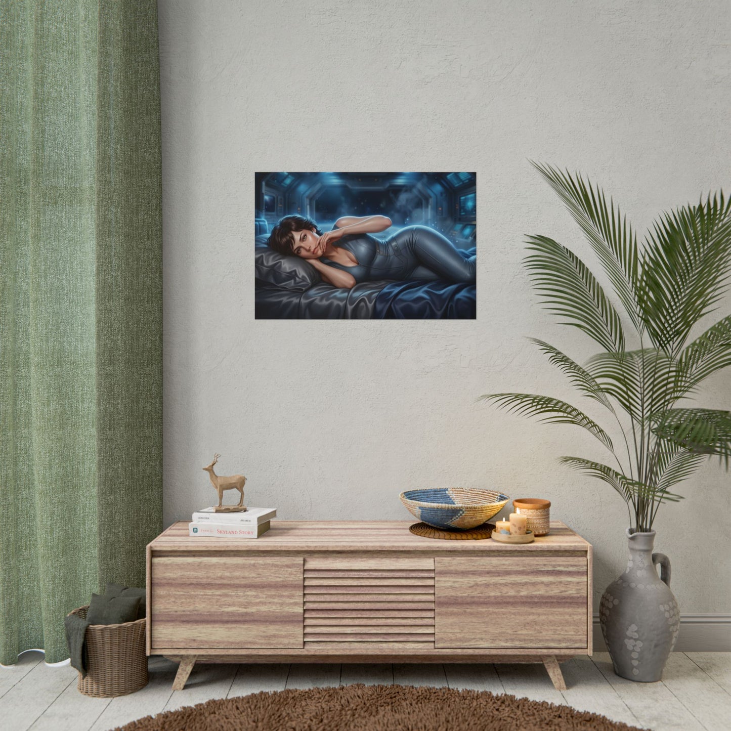 Ellen Ripley Poster, Alien Wall Art, Sci Fi Print, Gamer Decor