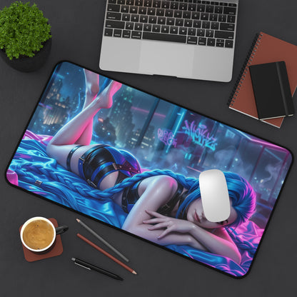 Arcane Mouse Pad, Jinx Desk Mat, Anime Mouse Pad XXL