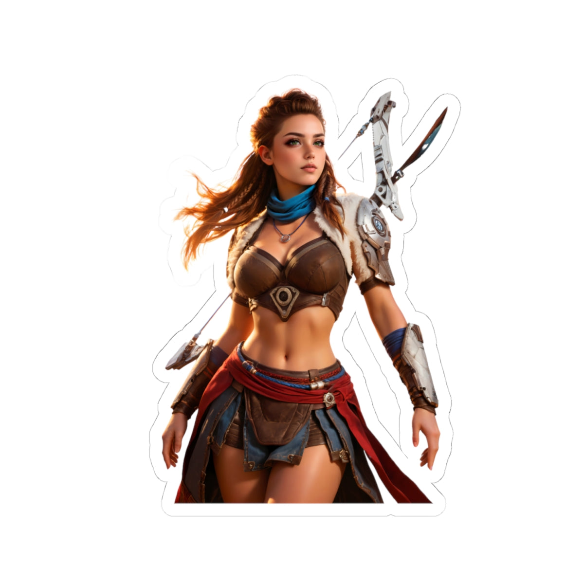 Наклейка Aloy – вінілова наклейка Horizon для ноутбуків, журналів та декору інтер'єру