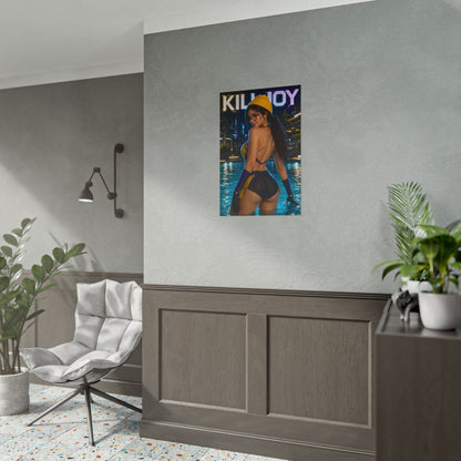 Gaming Wall Art Killjoy Valorant Poster Bedroom Game Room Decor Art Print