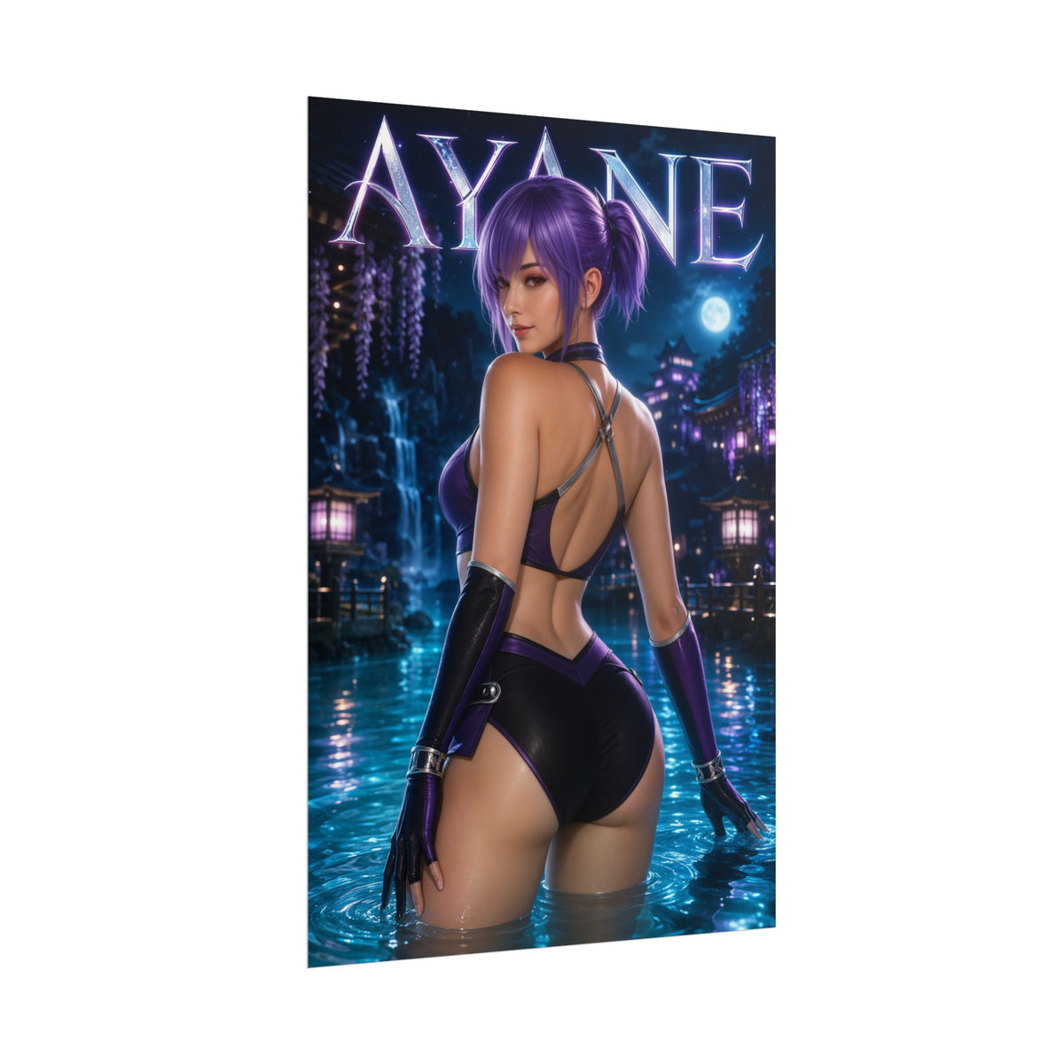 Ayane Dead or Alive Gaming Poster Wall Art Gamer Room Decor Collectible Print
