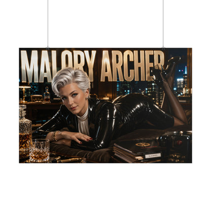 Room Decor Malory Archer Archer Poster Cartoon Wall Art Collectible Print