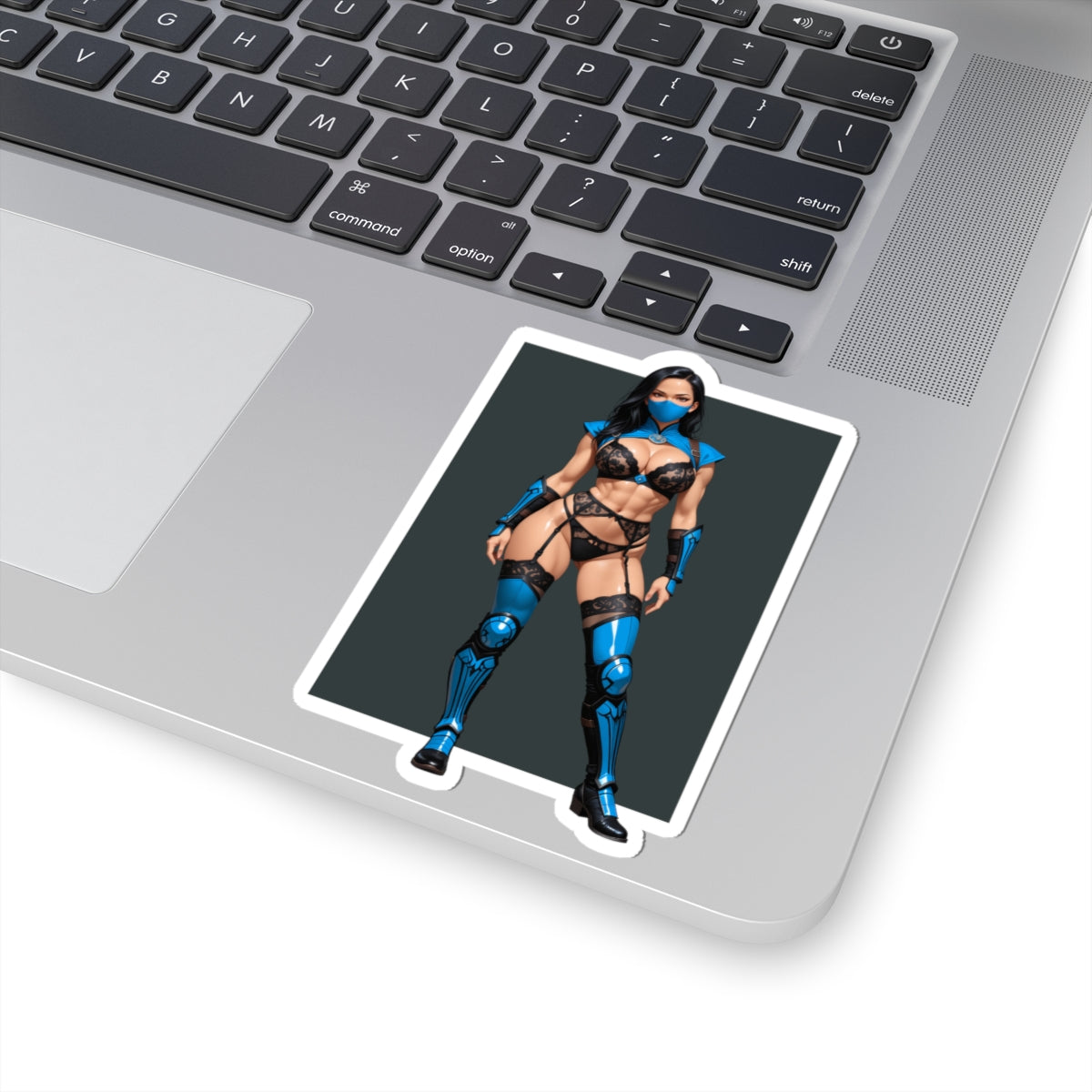 Kitana-Aufkleber – Ninja-Krieger-Vinylaufkleber für Laptops und den Innenbereich