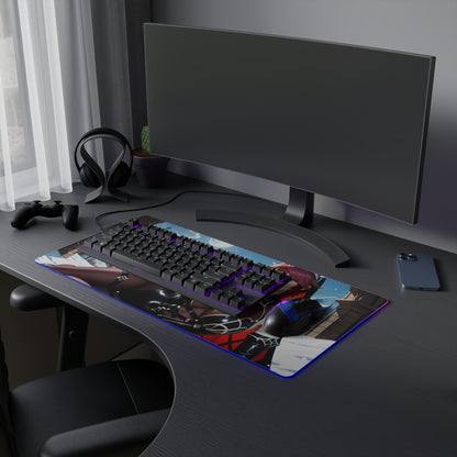 Килимок для столу Rosaria – світлодіодний RGB-підсвітлювальний килимок, ігровий комплект для дівчат з аніме Waifu