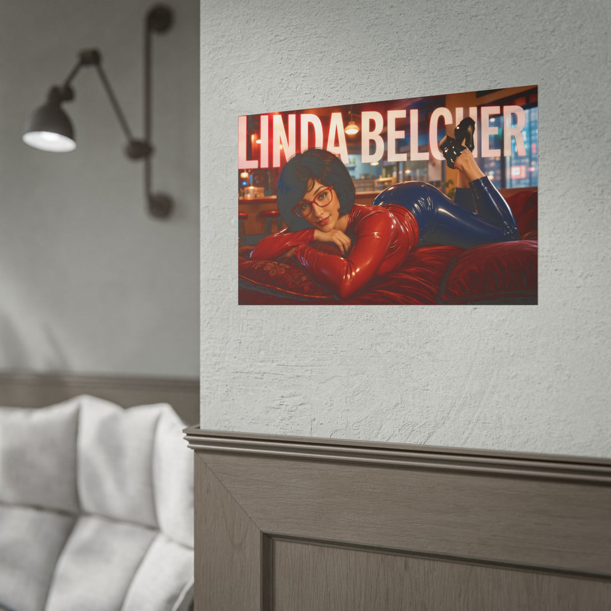 Room Decor Linda Belcher Bobs Burgers Poster Cartoon Wall Art Collectible Print