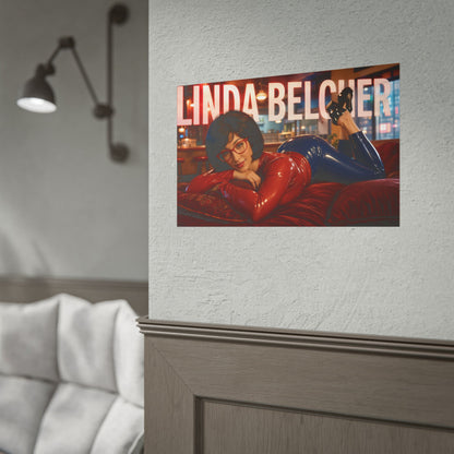 Room Decor Linda Belcher Bobs Burgers Poster Cartoon Wall Art Collectible Print