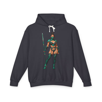 Jadefarbener Hoodie | MK11-Kämpfer-Hoodie | Anime-Kriegerinnen-Pullover