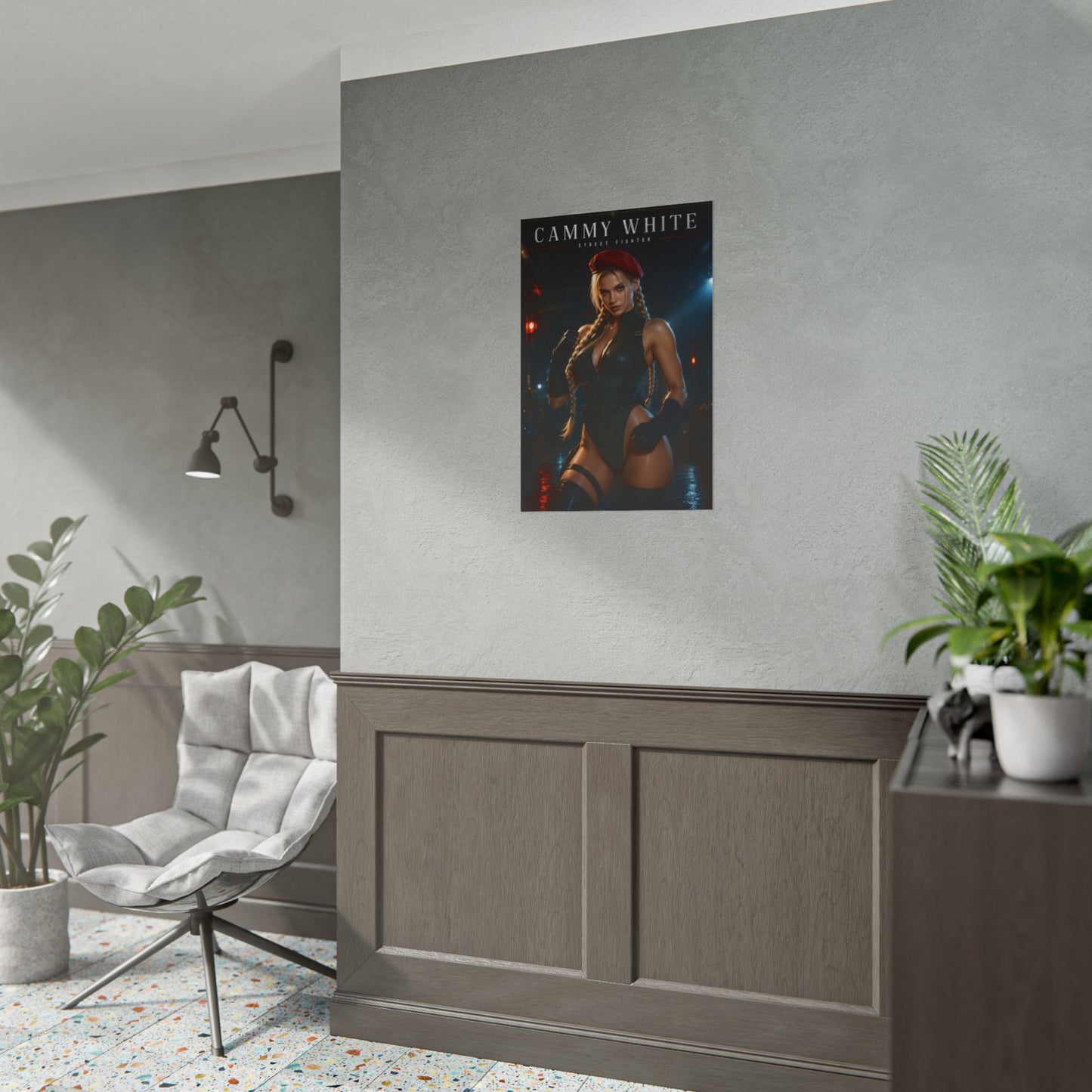 Cammy White Poster, Street Fighter Wall Art, Gaming Poster, Room Decor