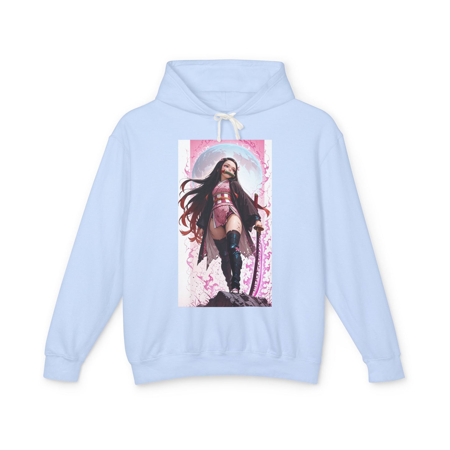 Nezuko Kamado Hoodie | Anime Demon Hoodie | Demon Slayer Warrior Pullover