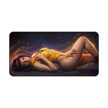 Cowboy Bebop Mouse Pad, Faye Desk Mat, Anime Mouse Pad