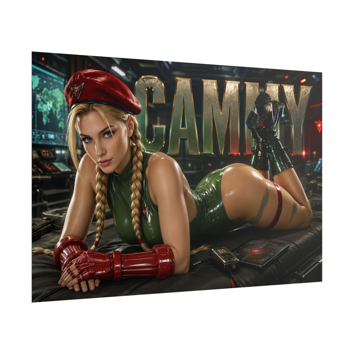 Cammy White Street Fighter Wall Art Poster Gaming Decor Collectible Gamer Gift