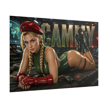 Cammy White Street Fighter Wall Art Poster Gaming Decor Collectible Gamer Gift