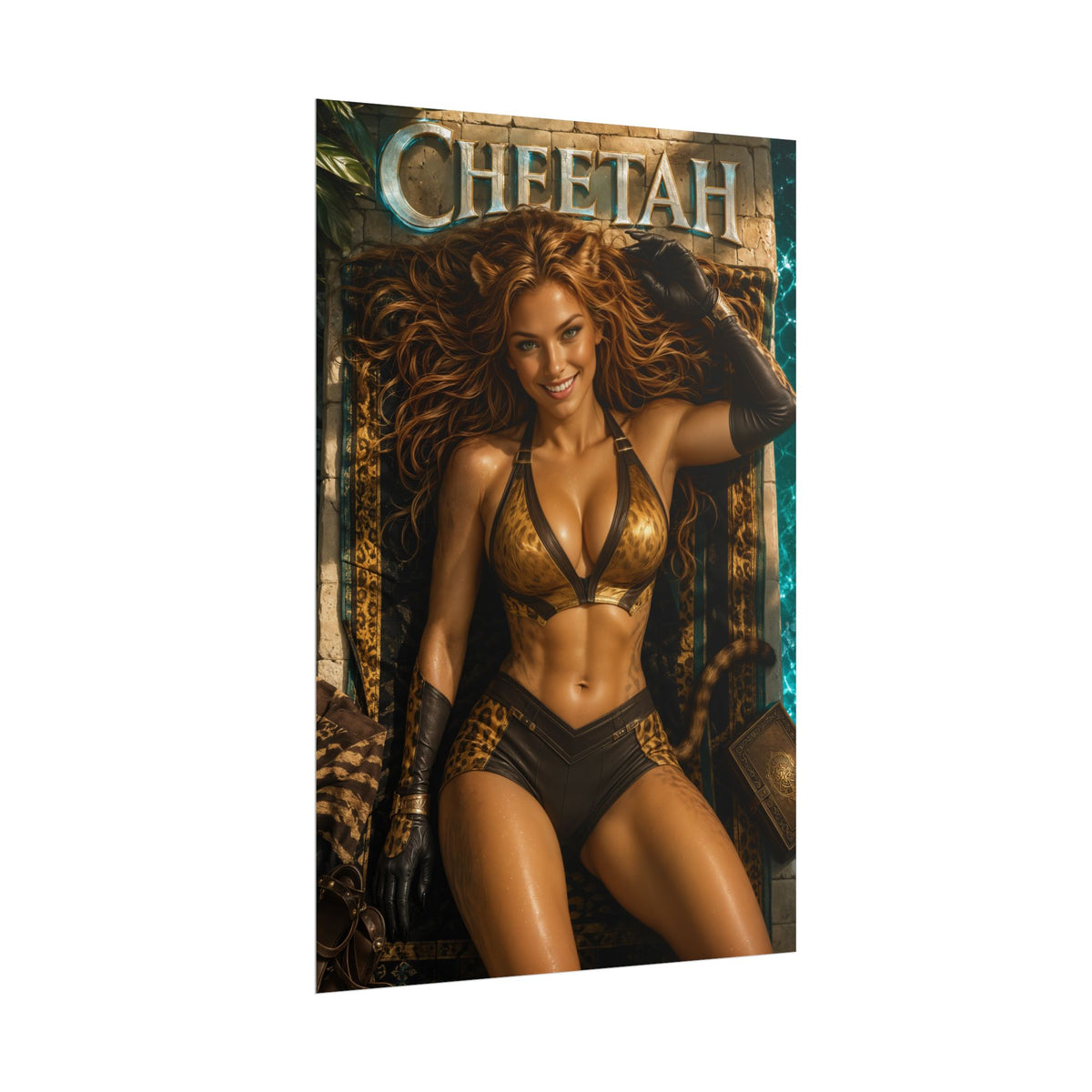 Cheetah Comic Poster Character Wall Art Collector Room Decor Art Print