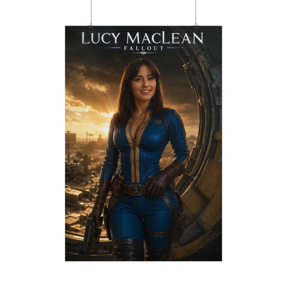 Lucy Fallout Poster, Fallout Wall Art, Gaming Print, Post Apocalyptic Decor