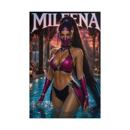 Mileena Mortal Kombat Poster PC Gaming Wall Decor Bedroom Art Collector Gift
