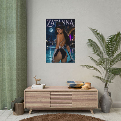 Comic Wall Art Zatanna Poster Heroine Room Decor Collectible Character Print