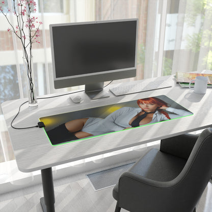 Килимок для столу Makima – світлодіодний RGB-підсвітлювальний килимок, ігровий комплект для дівчат з аніме Waifu