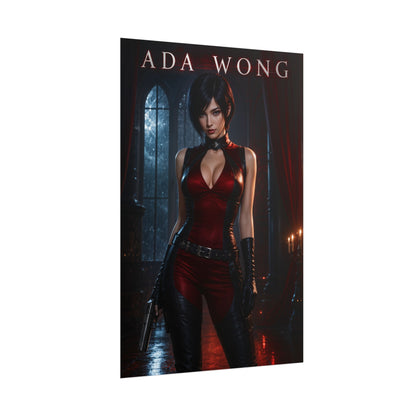 Ada Wong Resident Evil 4 Remake Poster Gaming Wall Art Print