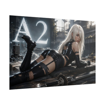 Gaming Wall Art A2 NieR Poster Game Room Decor Gamer Gift Print Wall Decor
