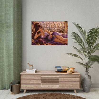 Fantasy Wall Art Megara Hercules Poster Character Room Decor Gift Print