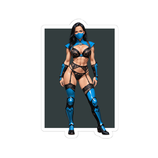 Kitana Sticker – Ninja Warrior Vinyl Sticker for Laptops & Indoor Use