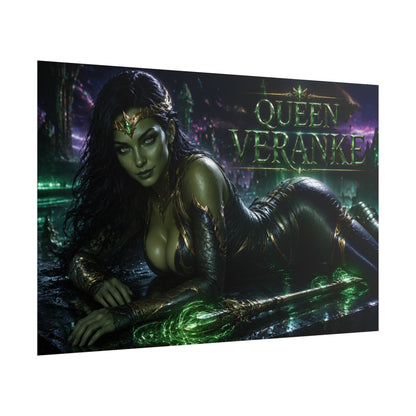 Queen Veranke Character Poster Comic Style Wall Decor Bedroom Collector Gift