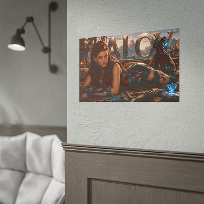 Aloy Character Poster Horizon Gamer Room Wall Art Collectible Decor