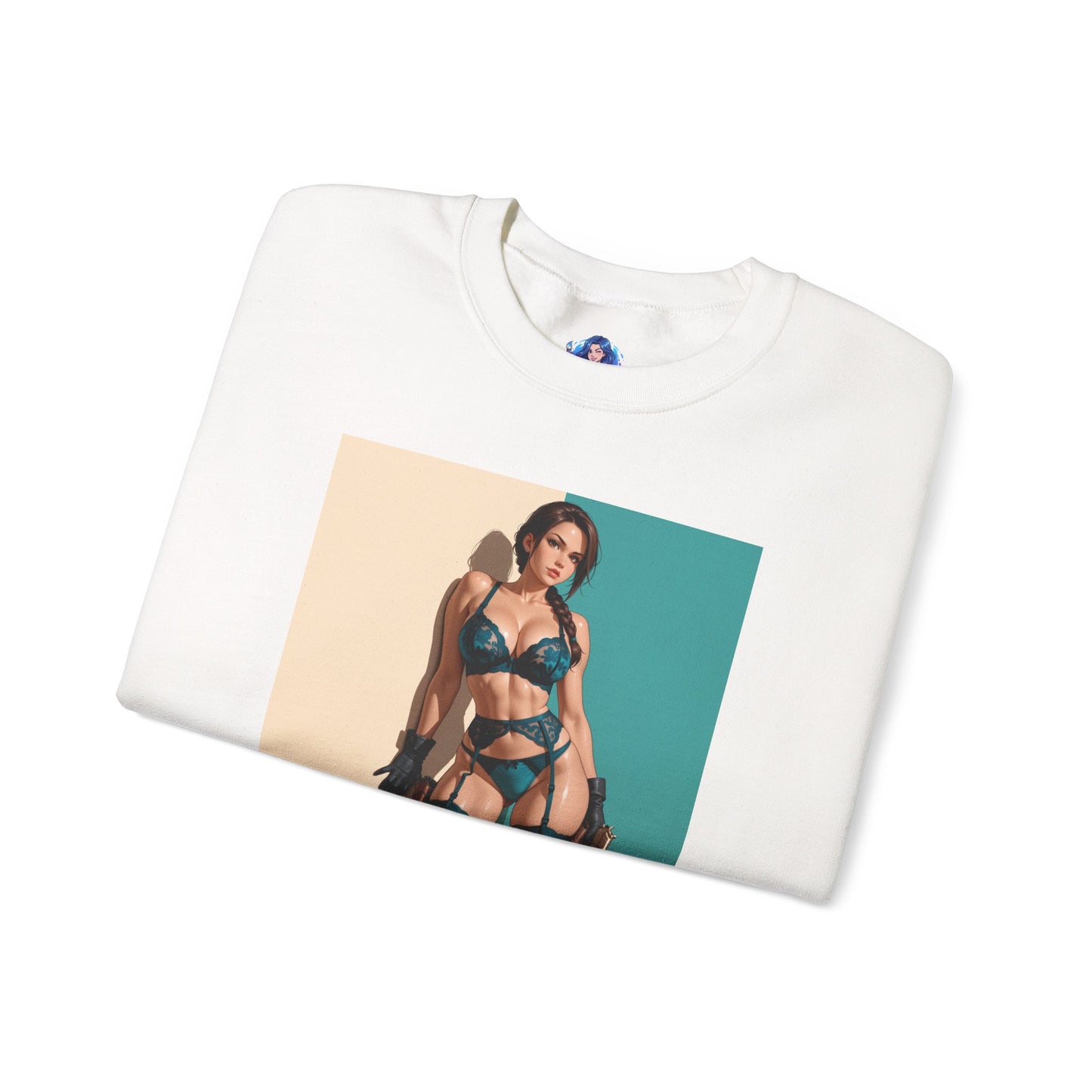 Толстовка Lara Croft, футболка з круглим вирізом Adventure Icon, ігровий одяг для щоденного носіння