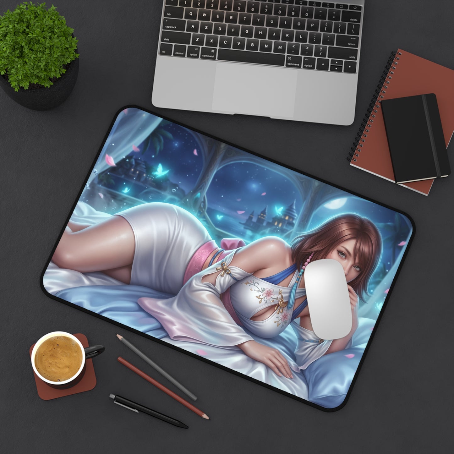 Final Fantasy Mouse Pad, Yuna Desk Mat, Gamer Gift XXL