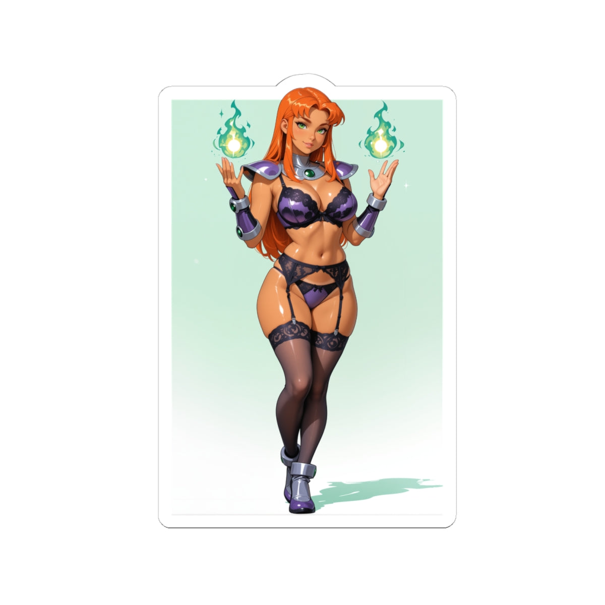 Наклейка Starfire – вінілова наклейка Teen Titan Heroin для ноутбуків та декору інтер'єру