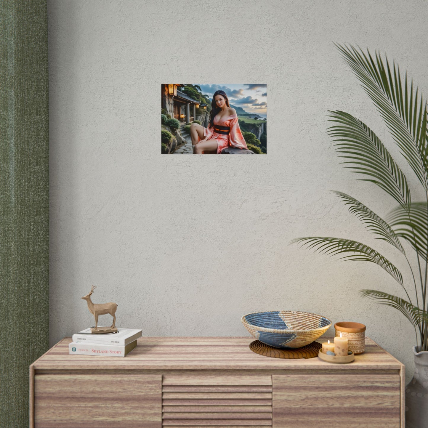 Настінний плакат Вайфу | Принт аніме Незуко для спальні отаку або облаштування