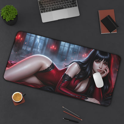Vampirella Mouse Pad, Gothic Desk Mat, XXL Gaming Pad