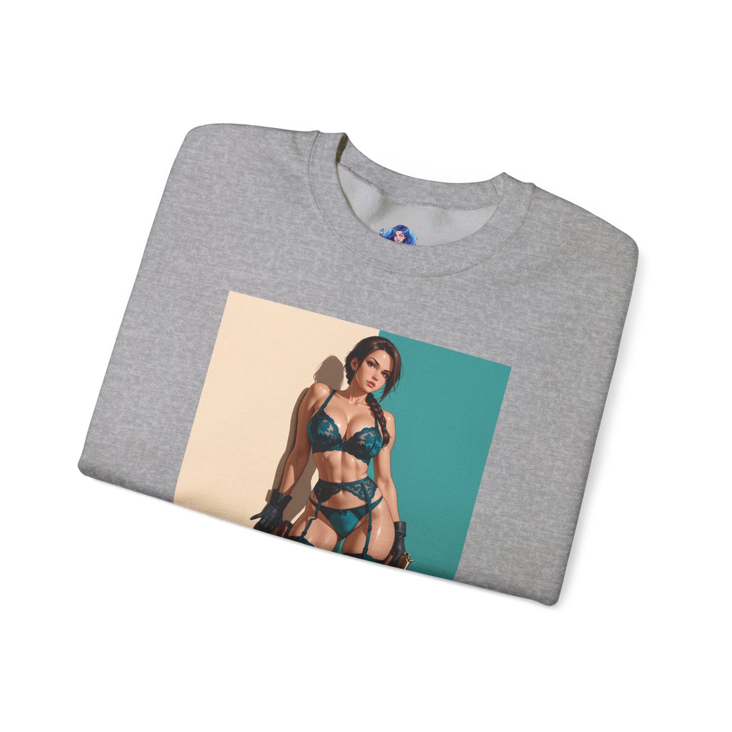 Толстовка Lara Croft, футболка з круглим вирізом Adventure Icon, ігровий одяг для щоденного носіння