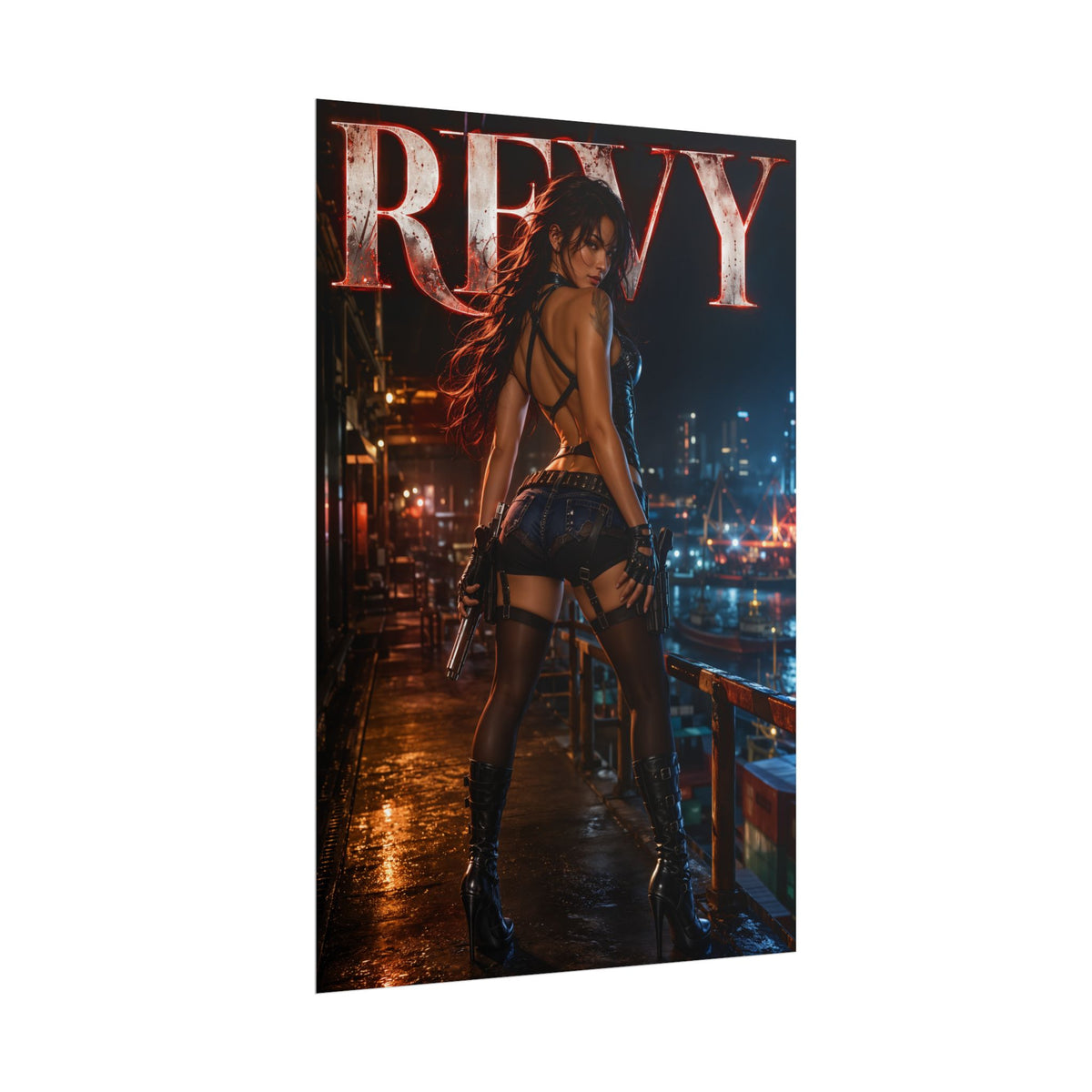 Anime Wall Art Revy Black Lagoon Poster Otaku Room Decor Collector Gift Print