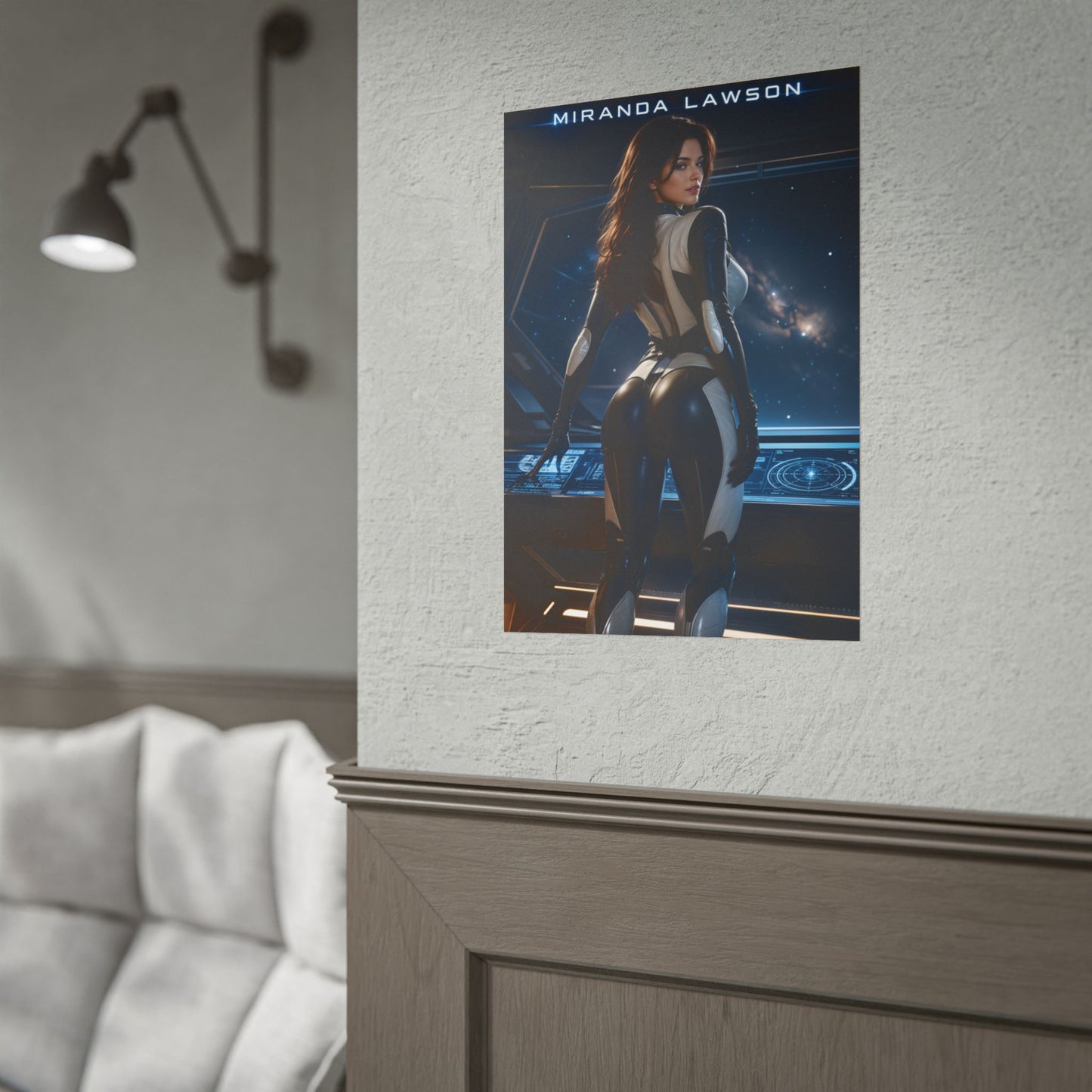Miranda Lawson Poster, Mass Effect Wall Art, Gaming Poster, Room Decor