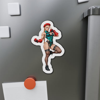 Cammy White Magnet – Street Fighter Kühlschrankmagnet, Anime-Kämpferin-Deko