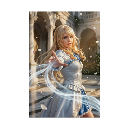 Emilie de Rochefort Tekken Poster, Tekken Wall Art Print, Fighting Game Girl Decor, Gamer Room Art, Game Poster