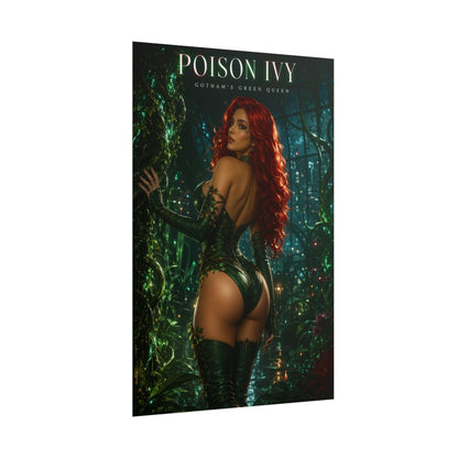 Poison Ivy Poster, DC Comics Wall Art, Fantasy Print, Gamer Decor