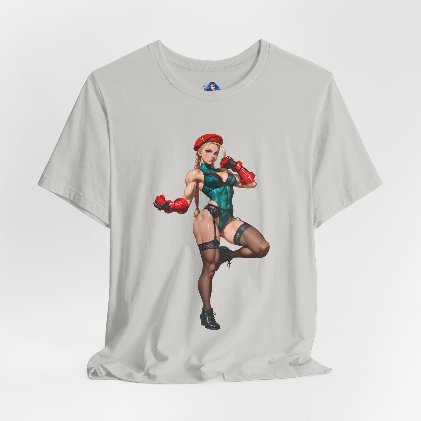 Cammy White T-Shirt | Street Fighter T-Shirt für Gamer &amp; Anime-Fans | Waifu-Grafik-Shirt