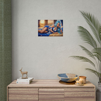 Nefertari Vivi Poster, Anime Wall Art, Fantasy Print, Room Decor