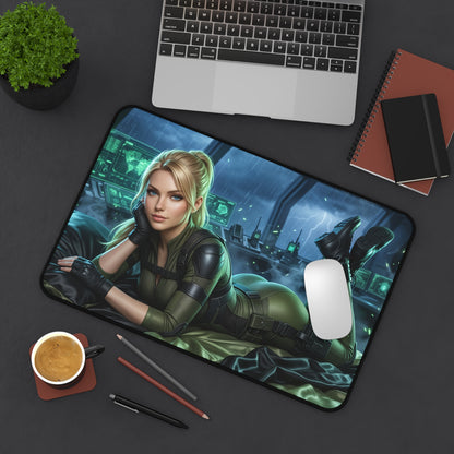 Mortal Kombat Mouse Pad, Sonya Desk Mat, Gamer Gift XXL
