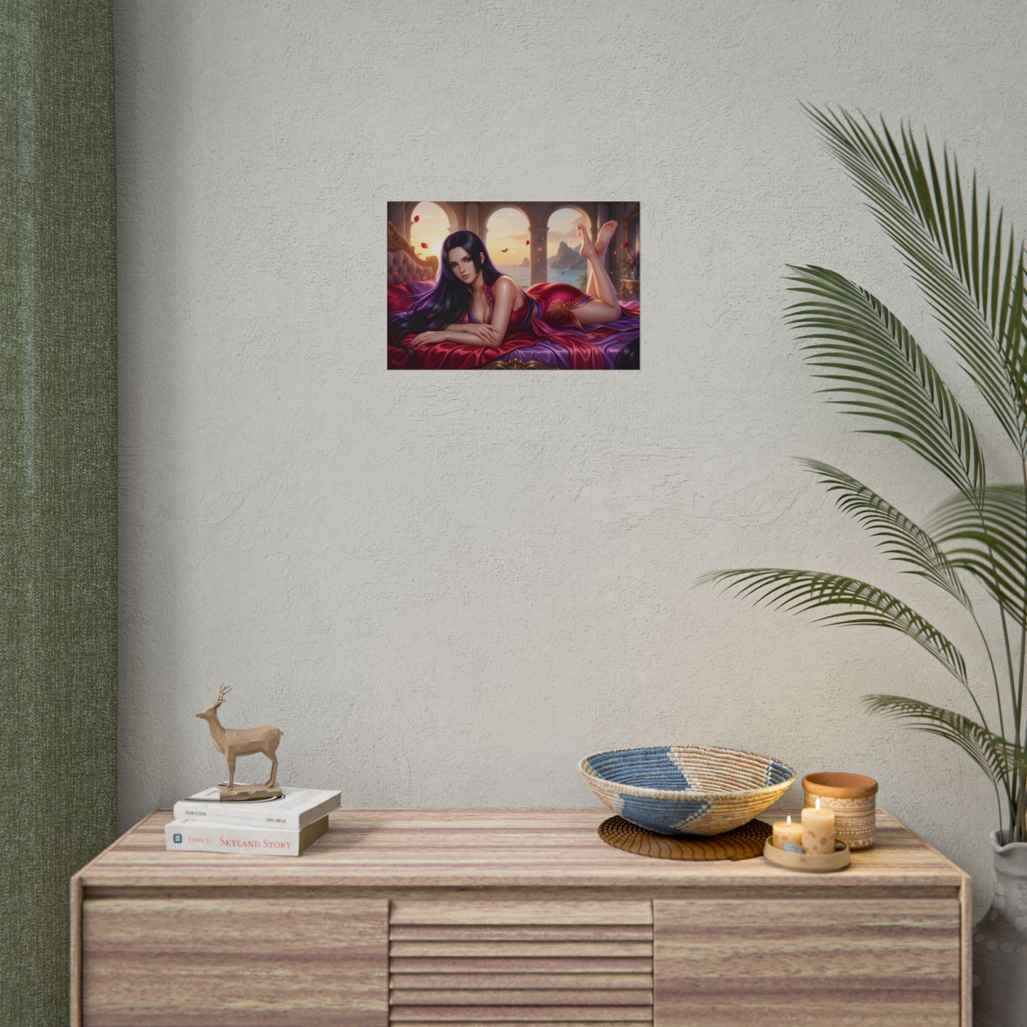 Boa Hancock Poster, One Piece Anime Wall Art, Gaming Room Decor