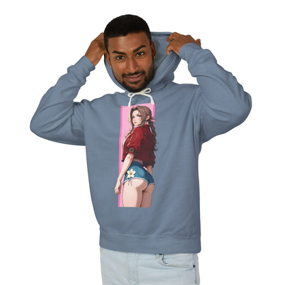 Aerith Gainsborough Hoodie | Fantasy RPG Hoodie | Anime Heroine Pullover