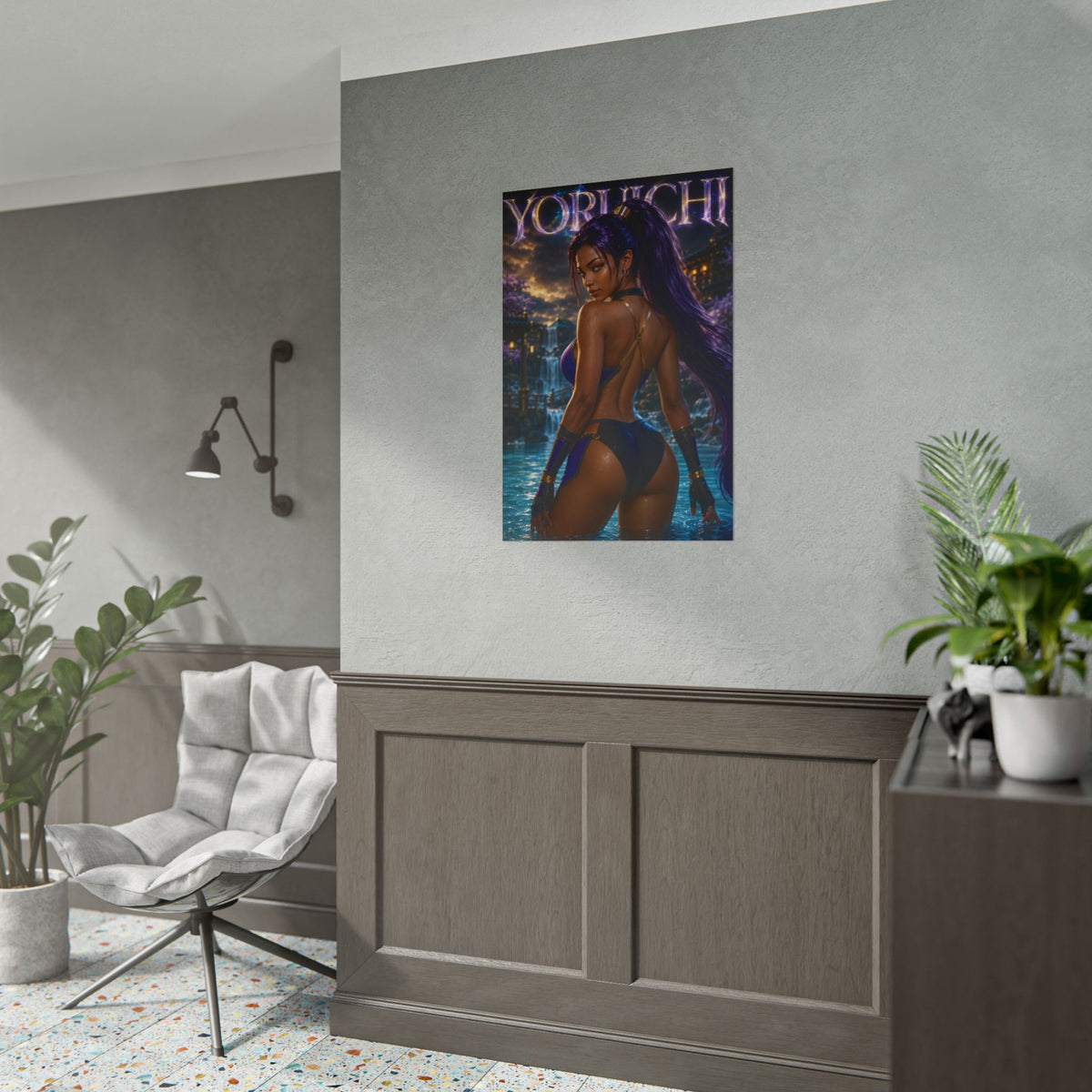 Yoruichi Character Poster Bleach Anime Room Wall Decor Collectible Art Print