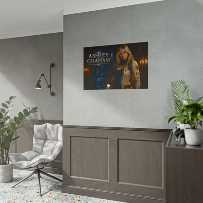 Gaming Wall Art Ashley Graham Poster Game Room Decor Gamer Gift Art Print