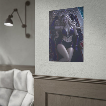 Sylvanas Character Poster Warcraft Fantasy Room Wall Decor Collectible Art