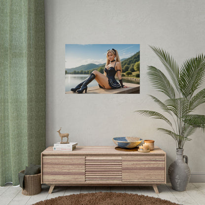 Аніме-постер Міси Амане | Готичний настінний декор в стилі вайфу для кімнати отаку