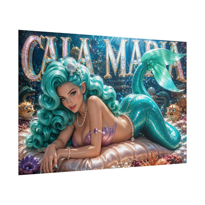 Cala Maria Cuphead Poster Gaming Wall Art Gamer Room Decor Collectible Print