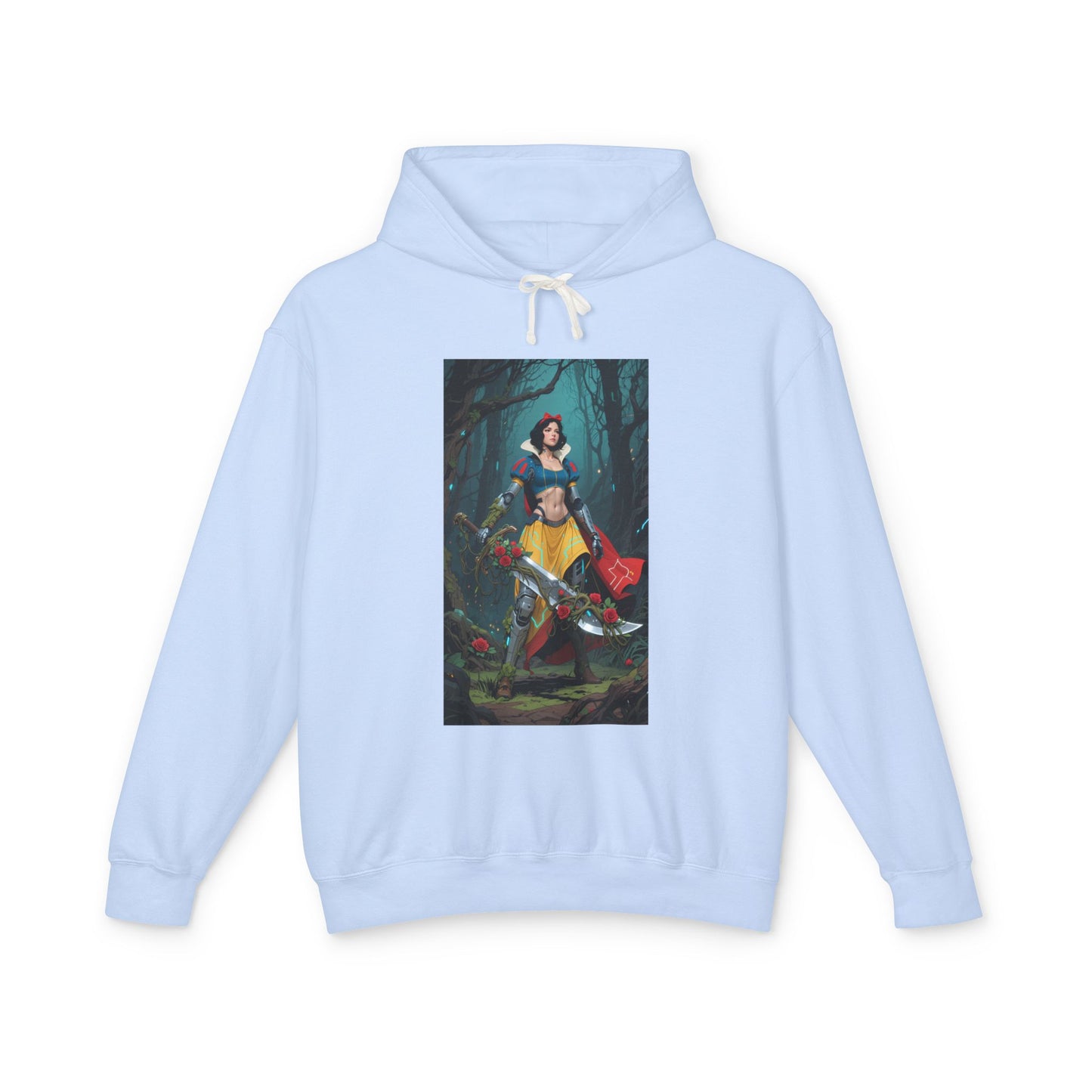 Cyber Snow White Hoodie | Futuristic Princess Hoodie | Anime Sci-Fi Pullover